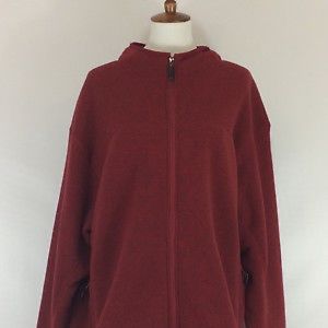 Storm Creek Mens Burgundy Jacket Microfleece